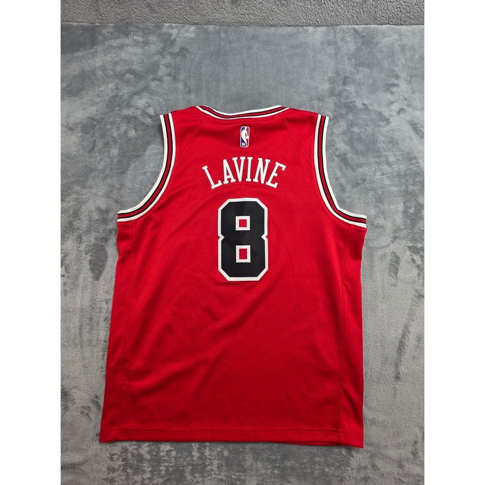 Nike Chicago Bulls Zach LaVine 8 Jersey Youth Large Red Dri-FIT Swingman NBA